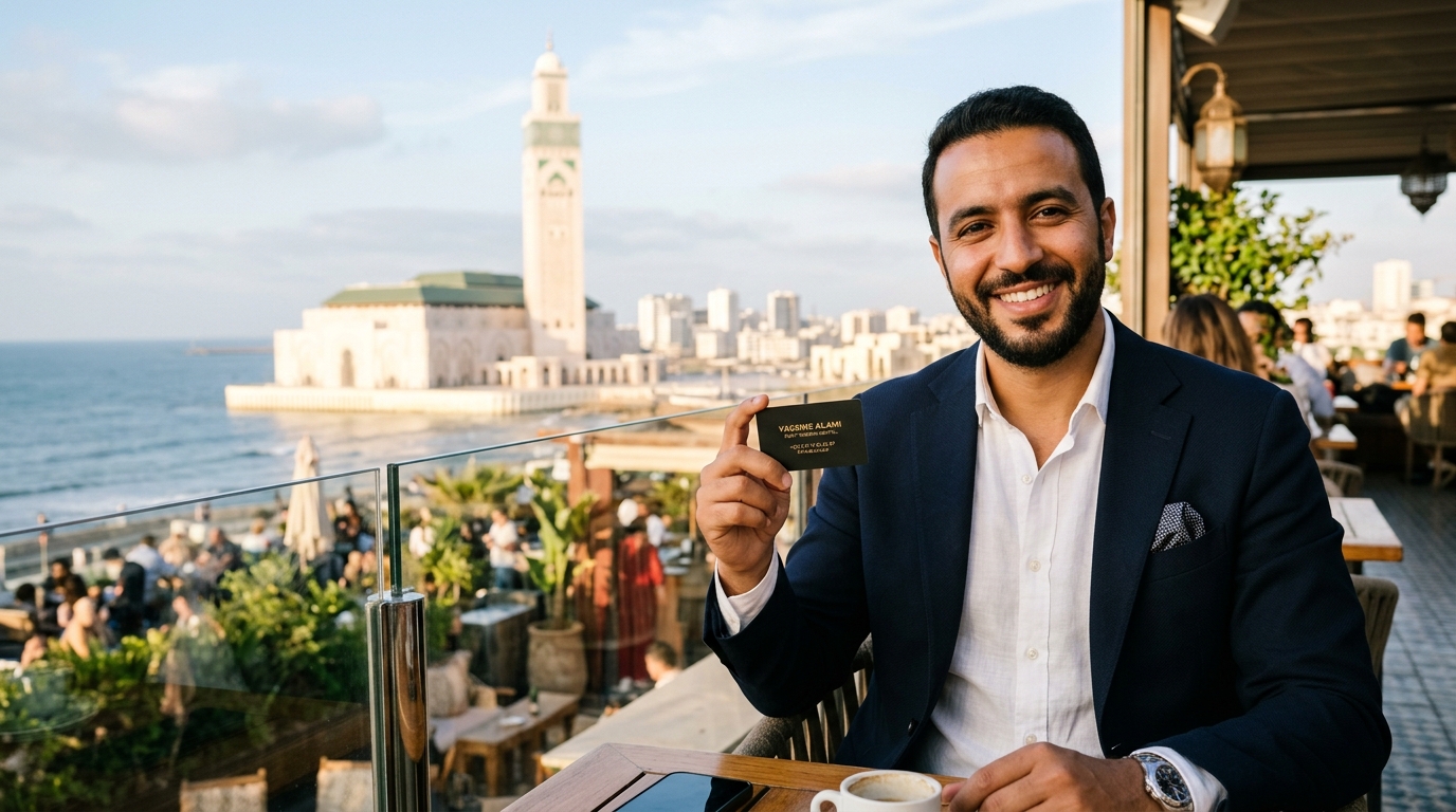 NEXCARD carte de visite NFC pour professionnels et dirigeants au Maroc